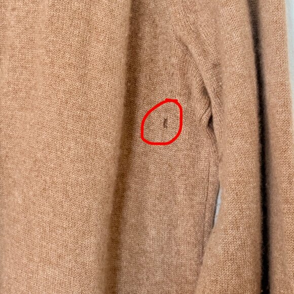 J. Crew 100% Cashmere Crewneck Sweater - Camel Heather / Size XXL - Picture 5 of 7